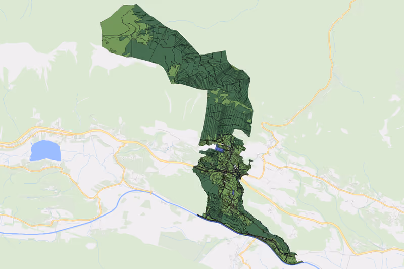 Kartenvorschau des Bodenverbrauchs der KG St. Stefan