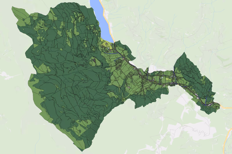 Kartenvorschau des Bodenverbrauchs der KG Afritz