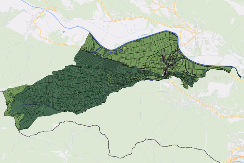 Kartenvorschau des Bodenverbrauchs der KG Feistritz an der Gail