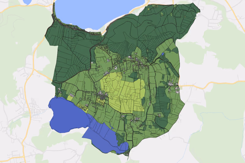 Kartenvorschau des Bodenverbrauchs der KG Grabelsdorf