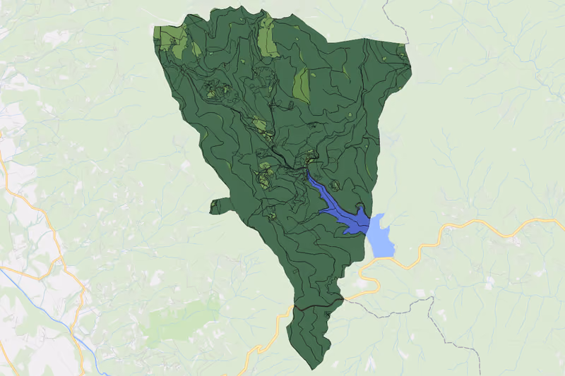 Kartenvorschau des Bodenverbrauchs der KG Großlamprechtsberg