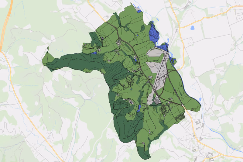 Kartenvorschau des Bodenverbrauchs der KG Kollnitz