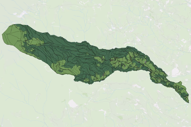 Kartenvorschau des Bodenverbrauchs der KG Reisberg