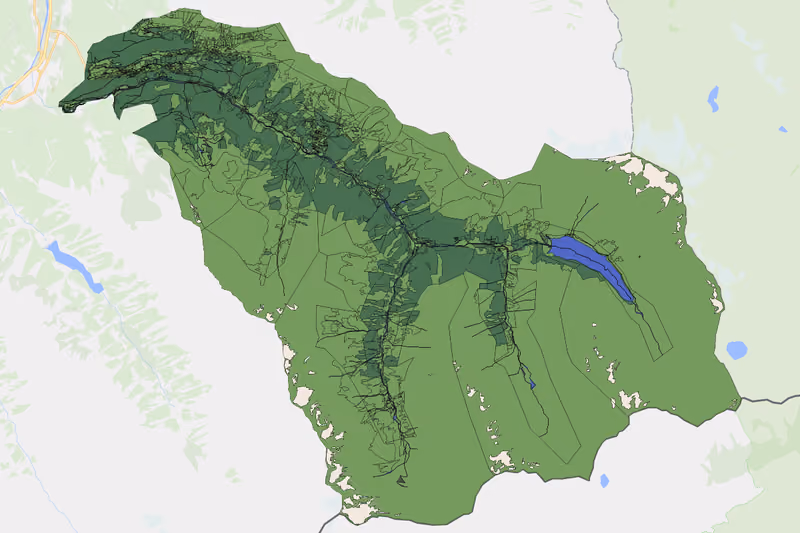 Kartenvorschau des Bodenverbrauchs der KG Brandberg