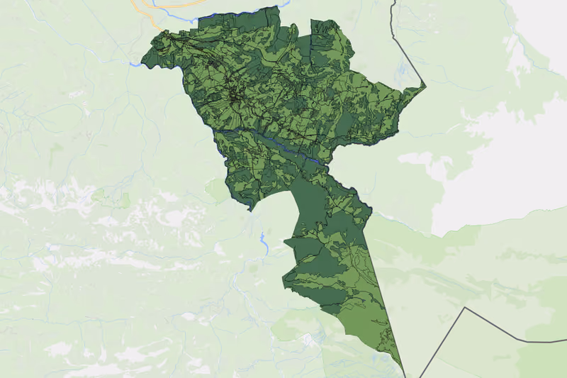 Kartenvorschau des Bodenverbrauchs der KG Sibratsgfäll