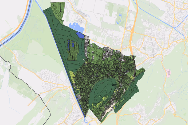 Kartenvorschau des Bodenverbrauchs der KG Altenstadt