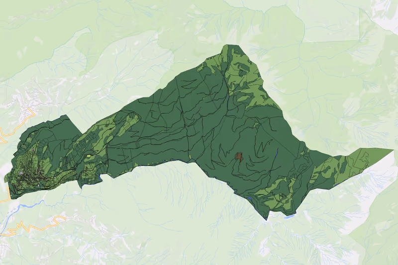 Kartenvorschau des Bodenverbrauchs der KG Viktorsberg